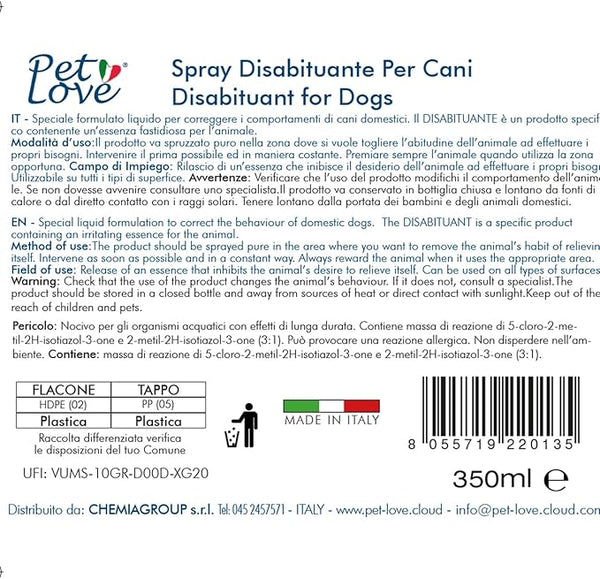 Spray Disabituante Cani