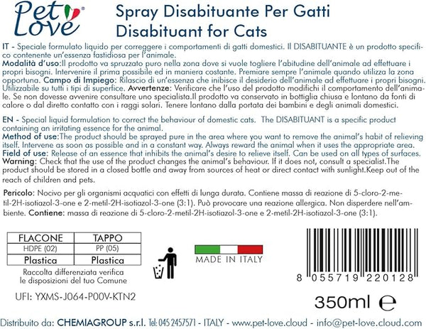 Spray Disabituante Gatti