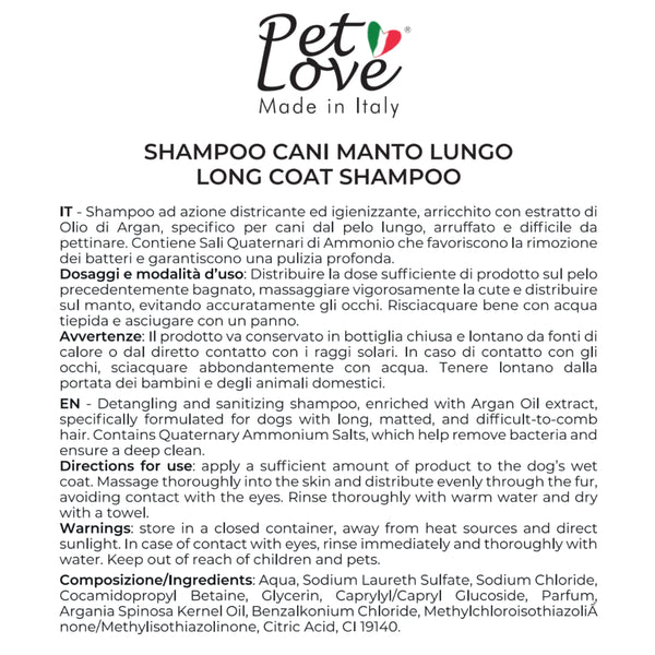 Shampoo Cani Manto Lungo