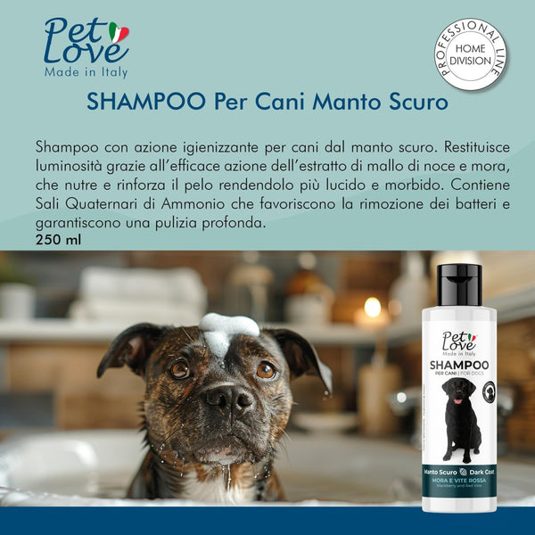 Shampoo Cani Manto Scuro