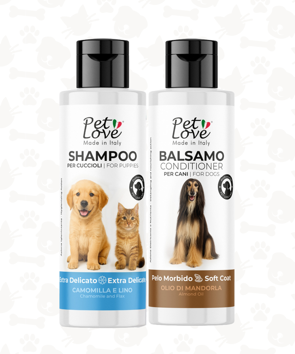 Shampoo e Balsamo Neutro Extradelicato per Cani Cuccioli